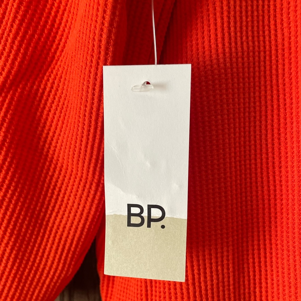 NWT Nordstrom BP Long Sleeved Thermal Crop T-Shirt - Picture 6 of 7